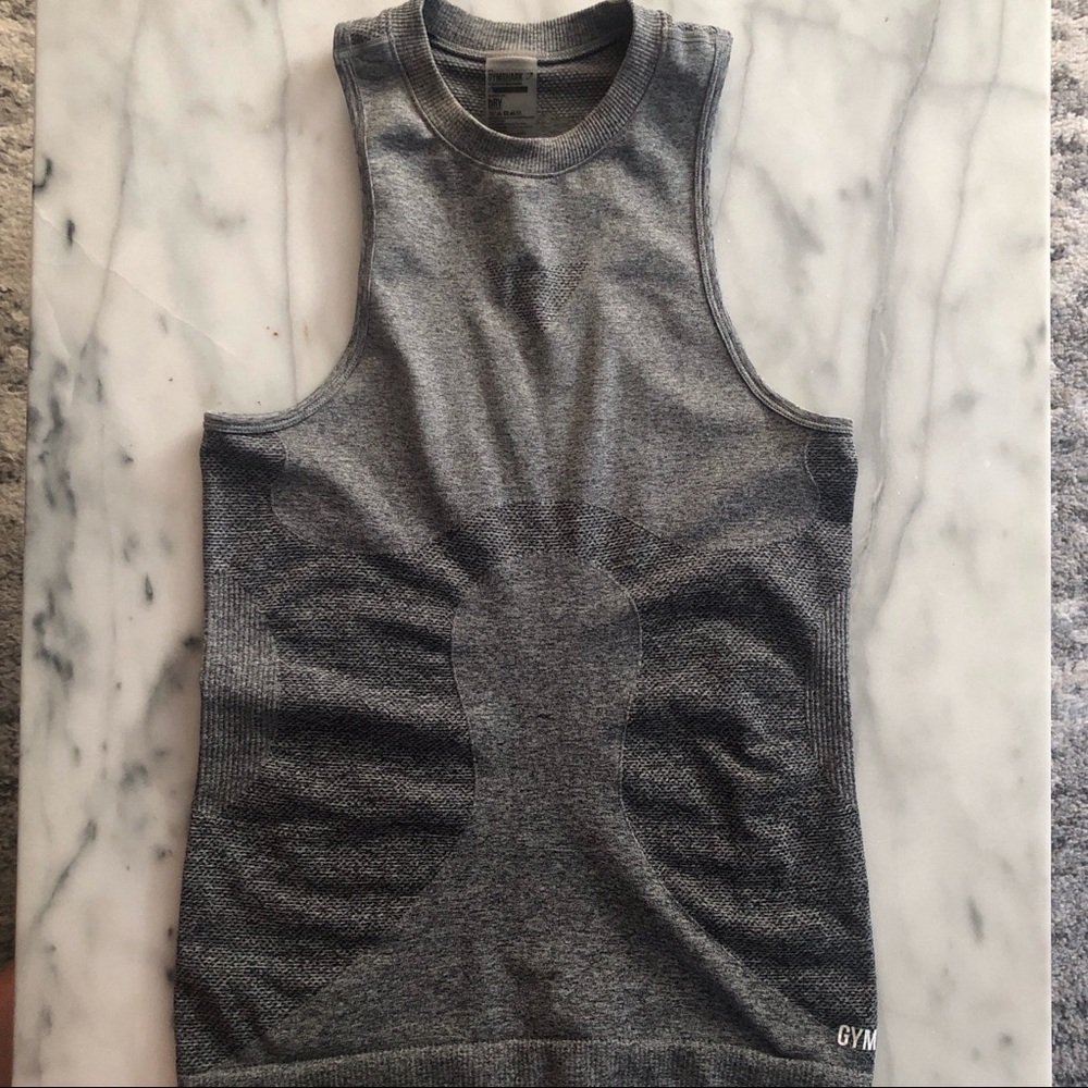 💫Gymshark Grey Ombré Seamless Tank
